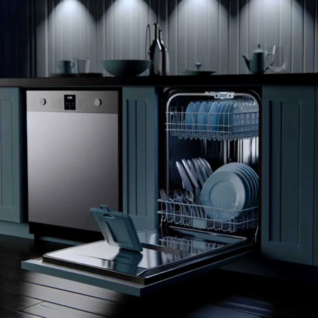 Vaatwasser SilentClean met nachtprogramma en besteklade