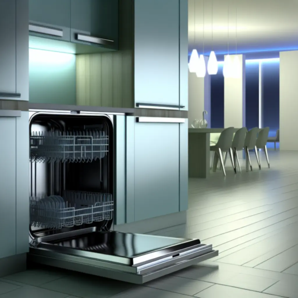 CleanWave stille vaatwasser met flexibele korven