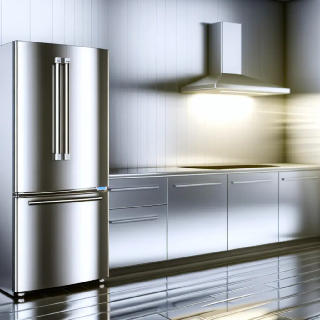 AquaCool koelkast 350 liter in roestvrijstaal