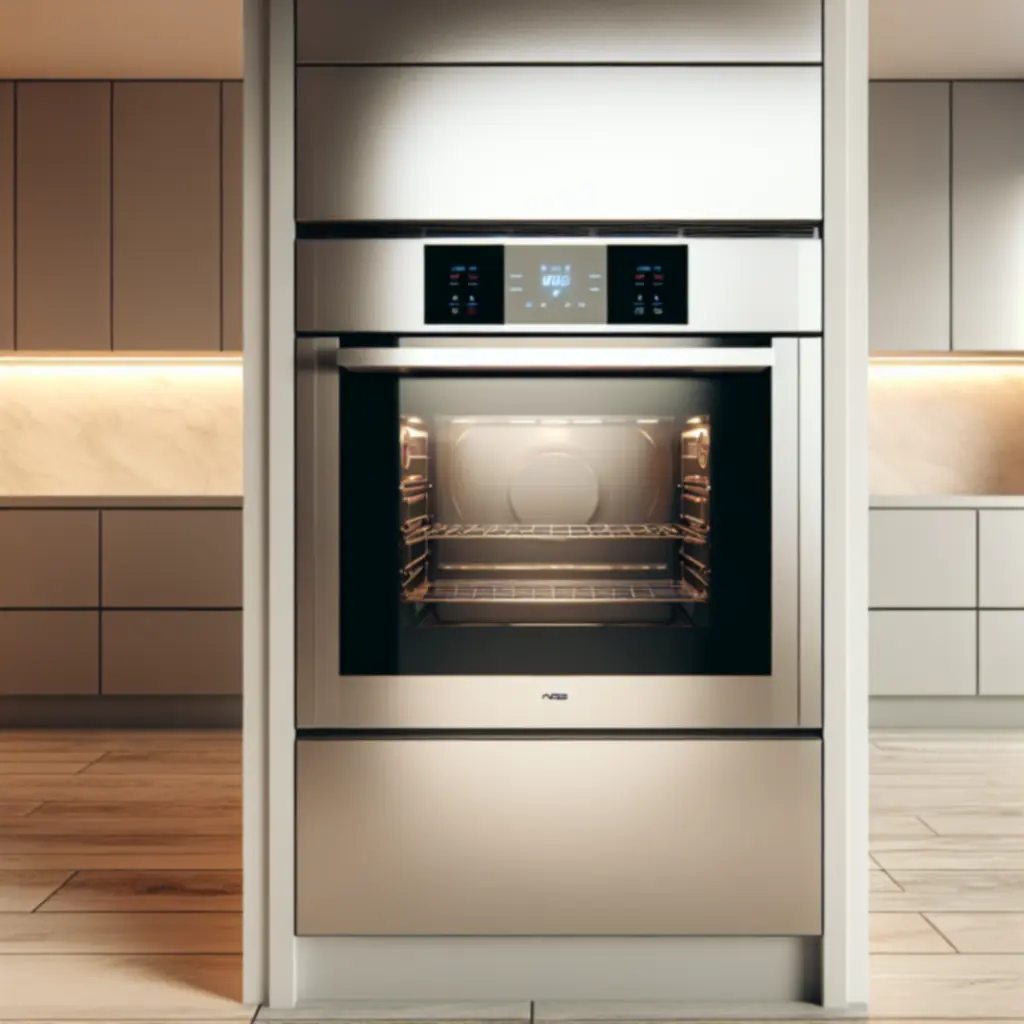 Inbouwoven HeatMaster met hete lucht en pyrolyse