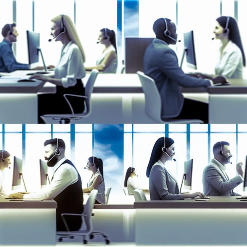 Klantenserviceteam dat gebruikers ondersteunt via chat en telefoon