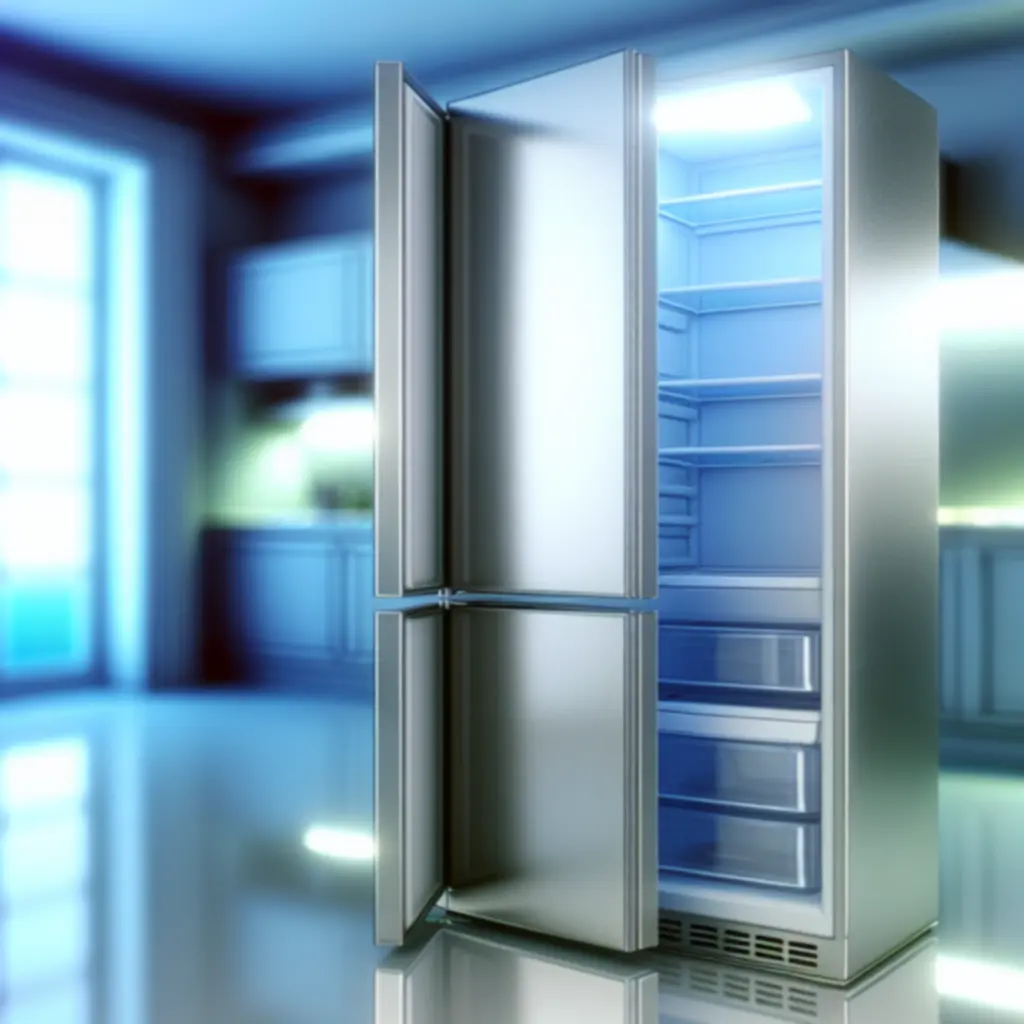 Zilveren koelvriescombinatie met ruime indeling